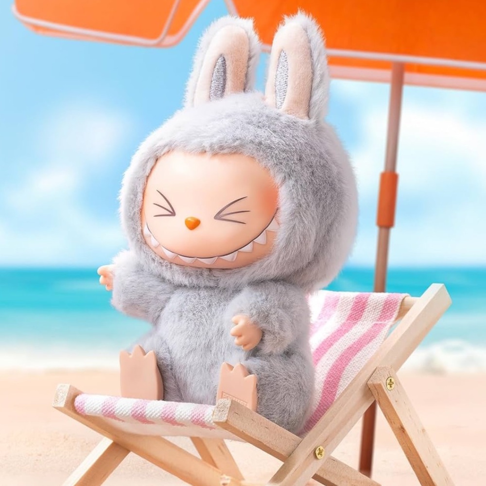 Authentic Popmart Labubu Have a Seat- HeHe keychain